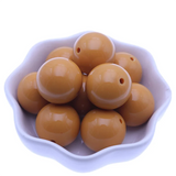 100Pcs Red Solid Acrylic Beads for Jewelry Making