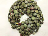20mm Dragon Blood Jaspers Semi Precious Beads Strand 15 inches