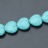 20mm Natural Crystals Stone Beads Heart Loose Spacer Beads