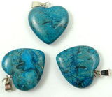 Natural Quartz Stone Heart Charms Pendants for DIY Jewelry Making - 24pcs