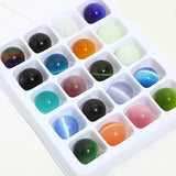 20mm Natural Stone Crystal Agate Non-Porous Beads for Jewelry Crafts
