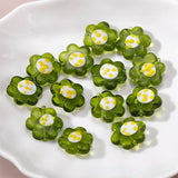 20mm Lampwork Flower Bead DIY Glass Bead Jewelry Making
