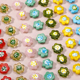20mm Lampwork Flower Bead DIY Glass Bead Jewelry Making