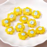 20mm Lampwork Flower Bead DIY Glass Bead Jewelry Making