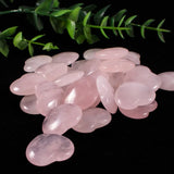 20mm Pink Quartz Stone Beads Heart Charms Natural Pink Crystal