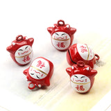 20mm Red Lucky Bell Jingle Bells Loose Beads DIY FU Bells For Charm
