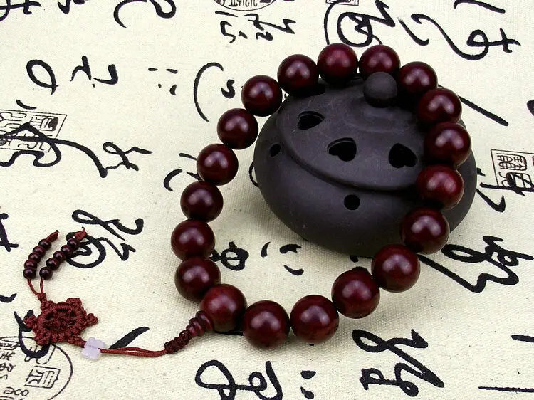 20mm Red Sandalwood Beads Tibetan Buddhism Prayer Beads