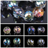 20mm Round Faceted Plated Crystal Glass Beads for Jewelry Making