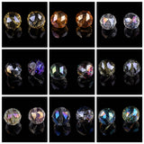 20mm Round Faceted Plated Crystal Glass Beads for Jewelry Making