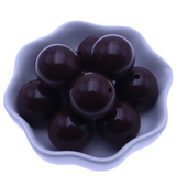 Brown Solid Bubblegum Acrylic Beads 100Pcs for Jewelry Making