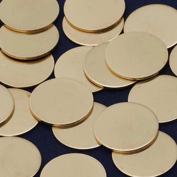 20mm Brass Round Stamping Supplies Metal Blank