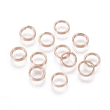 20pc Stainless Steel Split Rings Double Jump Rings 5x1mm