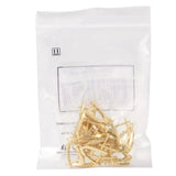20pc Brass Micro Pave CZ Hoop Earrings Findings Clear Golden