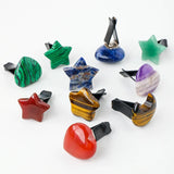 Natural Crystal Stone Car Air Outlet Clip Healing Lucky Gem Car Interior Jewelry