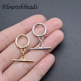 20pc Brass O Toggle Clasps for Jewelry Making