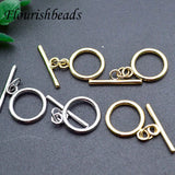20pc Brass O Toggle Clasps for Jewelry Making