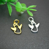 20pc Silver Plated Goat Charms for Bracelet Making
