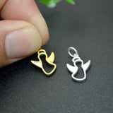 20pc Silver Plated Goat Charms for Bracelet Making