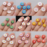 20pc Mother of Pearl Daisy Beads Sea Shell Charms for Jewelry Making
