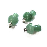 20pc Natural Stone Mushroom Shape Pendants Healing Stones for Jewelry Making