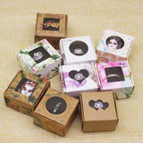 20pc PVC Window Christmas Candy Brown Gift Packaging Box For Wedding