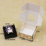 20pc PVC Window Christmas Candy Brown Gift Packaging Box For Wedding