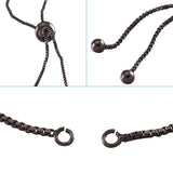20pc Brass Box Chain Slide Extender Chain for DIY Jewelry Making