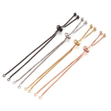 20pc Brass Box Chain Slide Extender Chain for DIY Jewelry Making