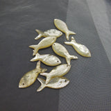 20pc Shell Fish 3d Shell Beads for Jewelry Making 26X10mm DYL0015