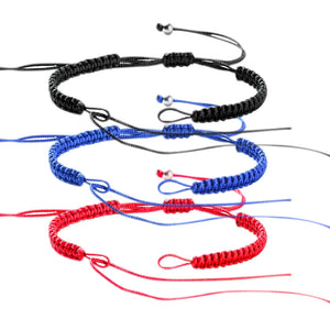 20pc Red Woven Cotton Rope Bracelet DIY Hand Braid Semi-finished Product