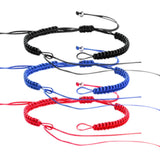 20pc Red Woven Cotton Rope Bracelet DIY Hand Braid Semi-finished Product