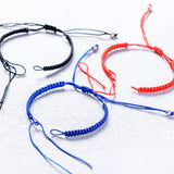 20pc Red Woven Cotton Rope Bracelet DIY Hand Braid Semi-finished Product