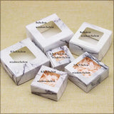 20pc Marbling Window Square Box for Cake Cookies Wedding Party Supplies