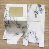 20pc Marbling Window Square Box for Cake Cookies Wedding Party Supplies