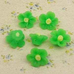 20pc 16mm Clay Art Flower Beads For Jewelry Making Bracelet Necklace