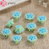 20pc/lot 16mm Polymer Clay Flower Beads for Jewelry Making