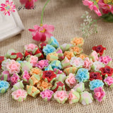 20pc/lot 16mm Polymer Clay Flower Beads for Jewelry Making