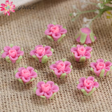 20pc/lot 16mm Polymer Clay Flower Beads for Jewelry Making