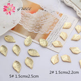 20pc/lot Metal Alloy Copper Flowers Leaves Butterfly Leaf Beads Caps