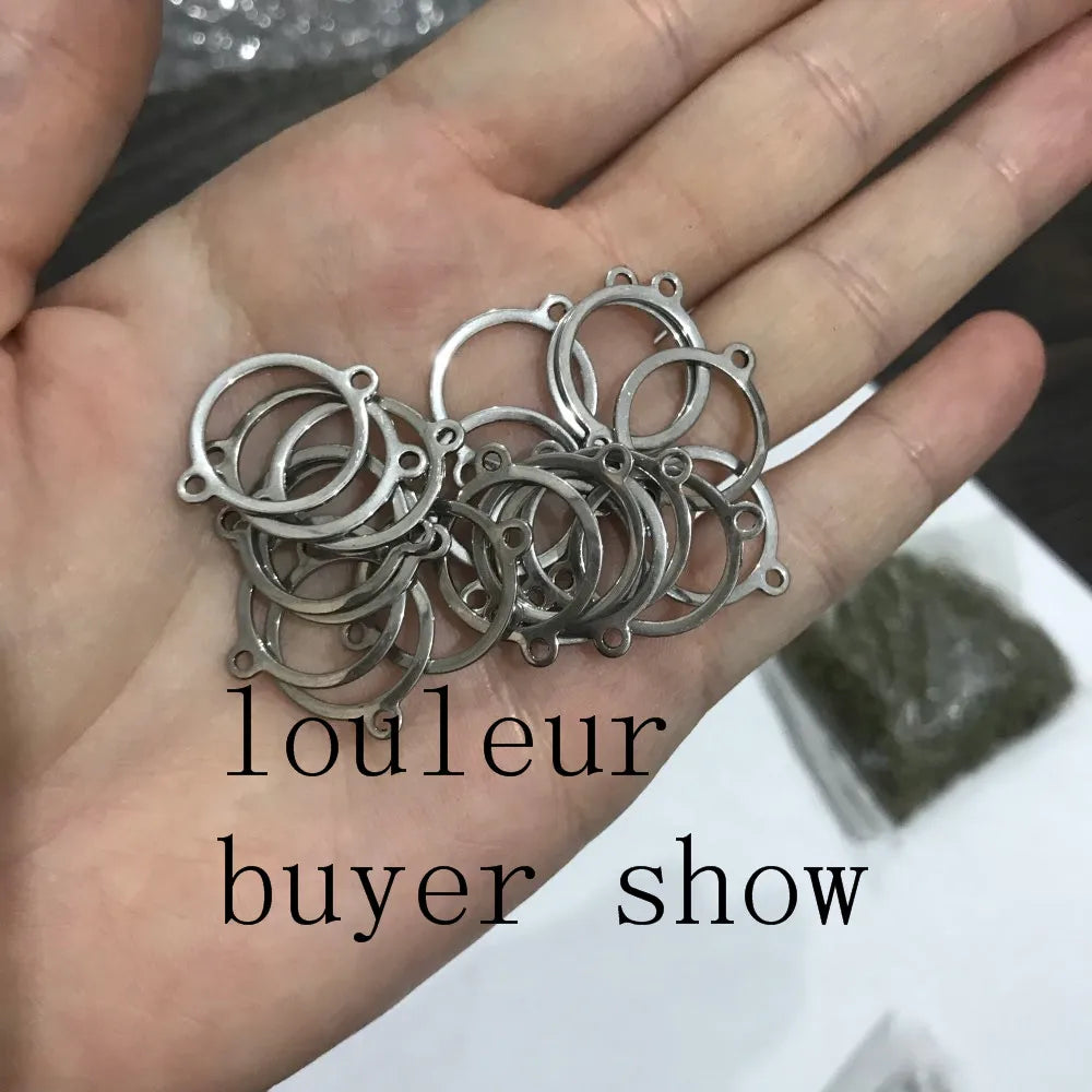 20pc Stainless Steel Charms Pendants for Necklace Bracelet Making