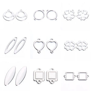 20pc Stainless Steel Charms Pendants for Necklace Bracelet Making