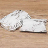 Marble Background Pillow Box DIY Thank You Jewelry Wedding Party