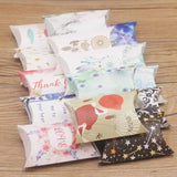 Marble Background Pillow Box DIY Thank You Jewelry Wedding Party