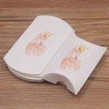Marble Background Pillow Box DIY Thank You Jewelry Wedding Party
