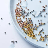 20pcs 925 Sterling Silver Round Ball Beads 2-6mm Spacer DIY Jewelry Making