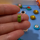 20pcs 10MM Enamel Beads Colorful Crystal Bangle Bracelets
