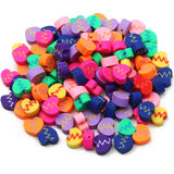 20pcs 10mm Clay Beads Mixed Heart Shape Spacer Beads for DIY Jewelry Making