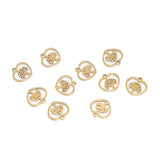 20pcs 10mm Stainless Steel Tree Heart Charms for DIY Jewelry Making
