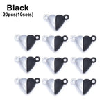 20pcs Magnetic Buckle Couple Bracelet Love Heart Connected Clasps