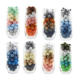 20pcs Glow In The Dark Rainbow Silicone Teething Beads for Jewelry Making
